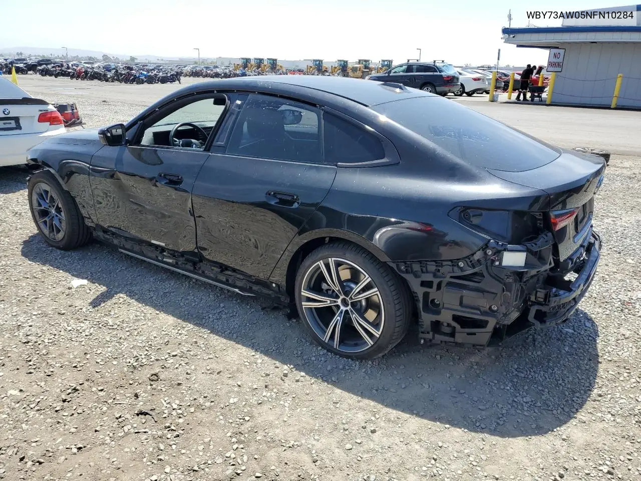 2022 BMW I4 Edrive 40 VIN: WBY73AW05NFN10284 Lot: 57851335