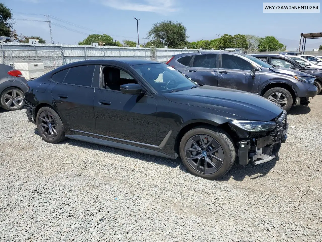 2022 BMW I4 Edrive 40 VIN: WBY73AW05NFN10284 Lot: 57851335
