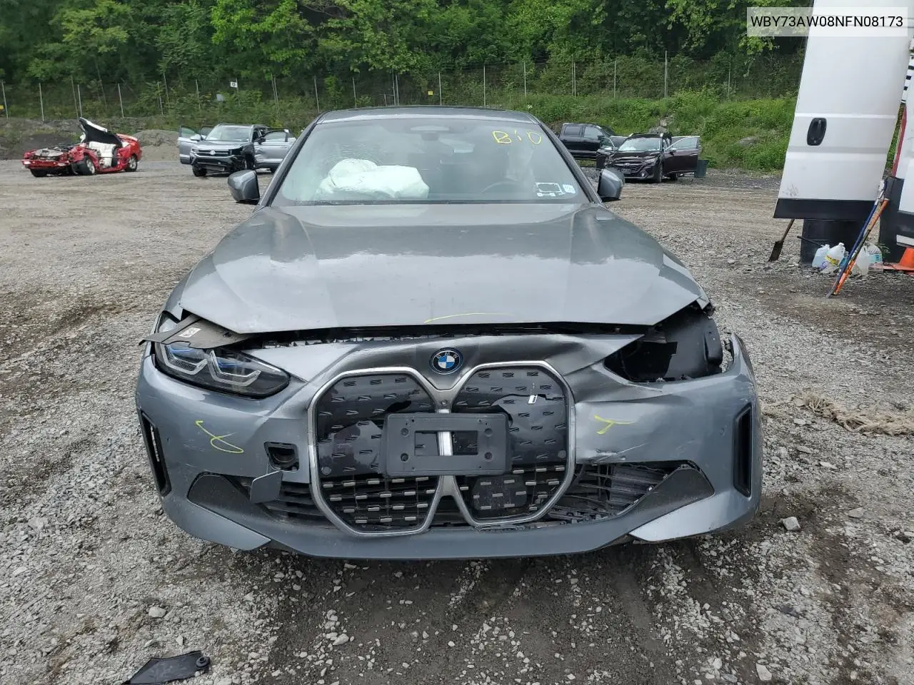 2022 BMW I4 Edrive 40 VIN: WBY73AW08NFN08173 Lot: 58960905