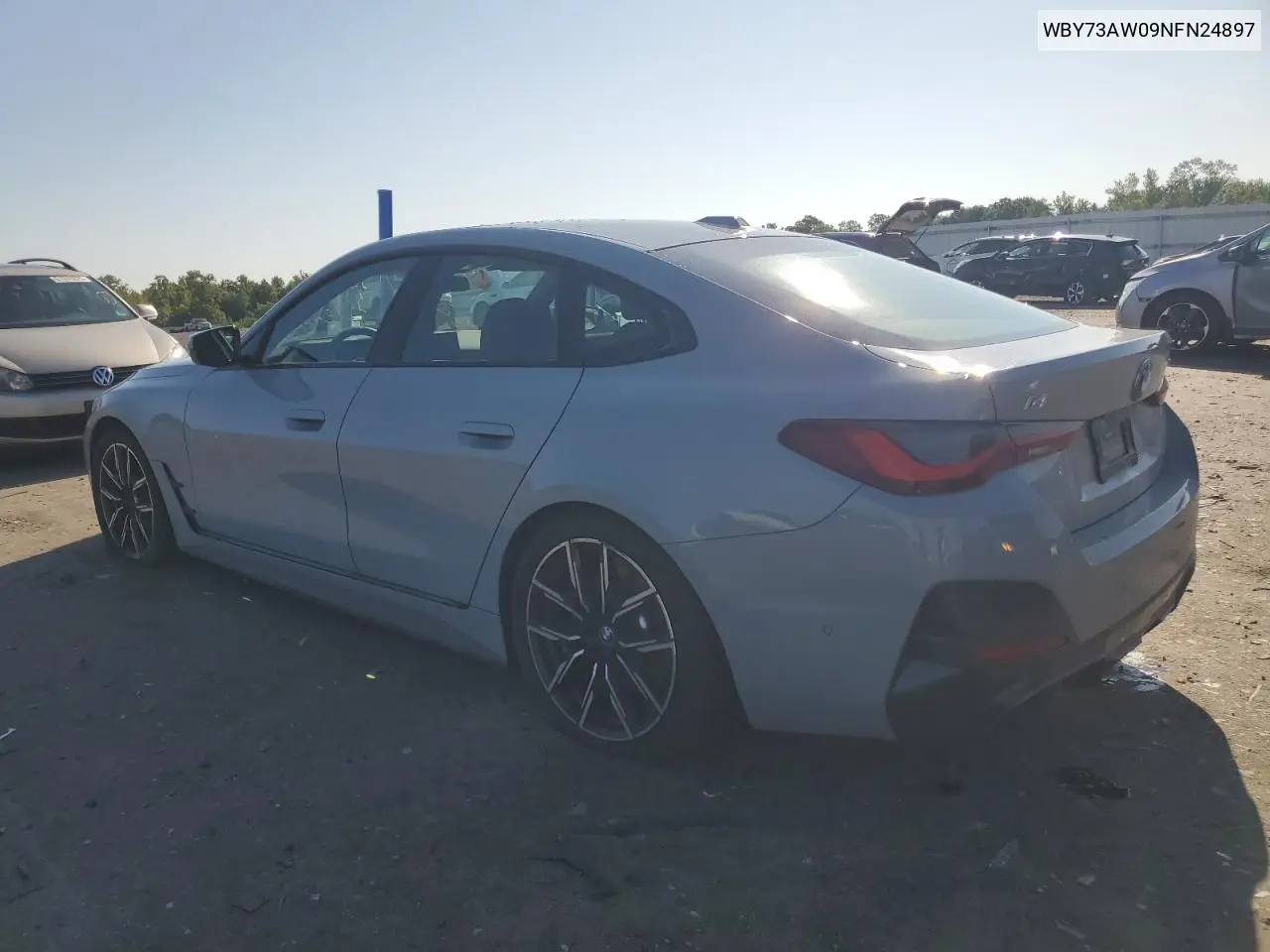 2022 BMW I4 Edrive 40 VIN: WBY73AW09NFN24897 Lot: 61415415