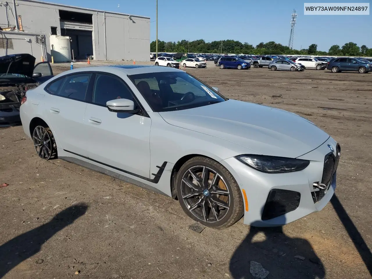 2022 BMW I4 Edrive 40 VIN: WBY73AW09NFN24897 Lot: 61415415