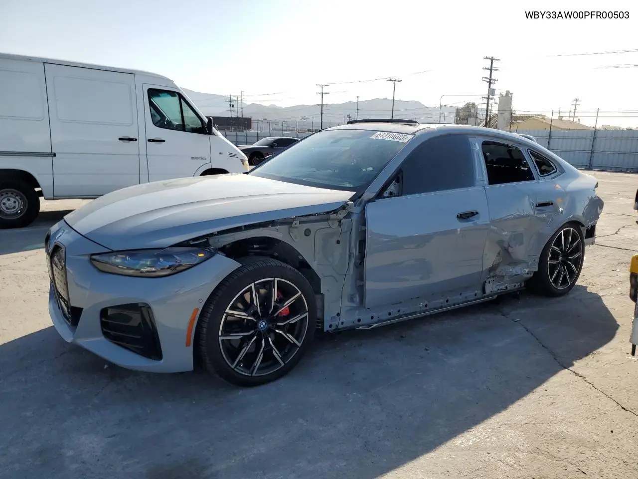 2023 BMW I4 M50 VIN: WBY33AW00PFR00503 Lot: 51310605
