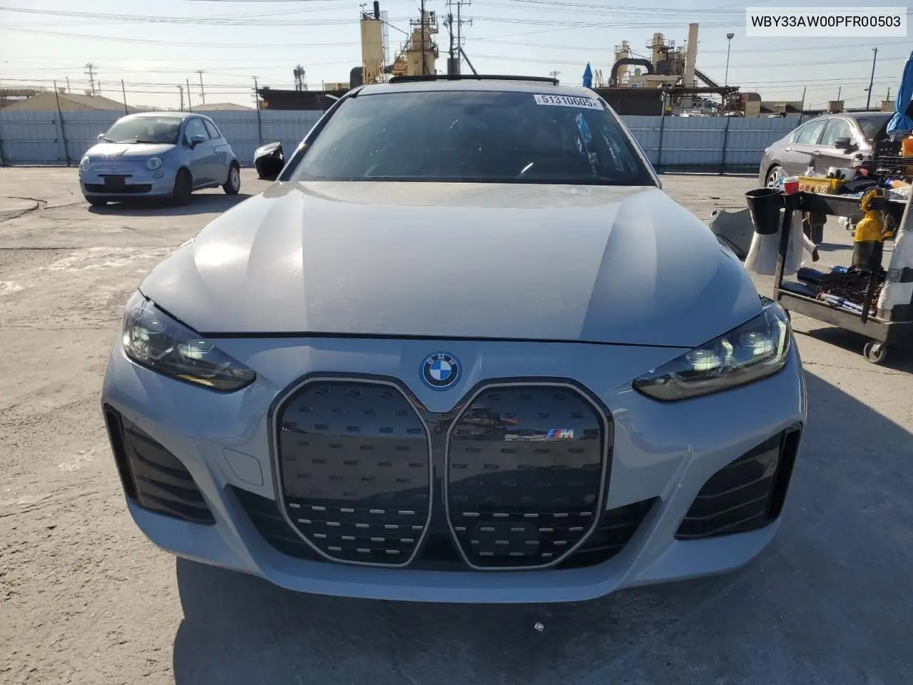 2023 BMW I4 M50 VIN: WBY33AW00PFR00503 Lot: 51310605