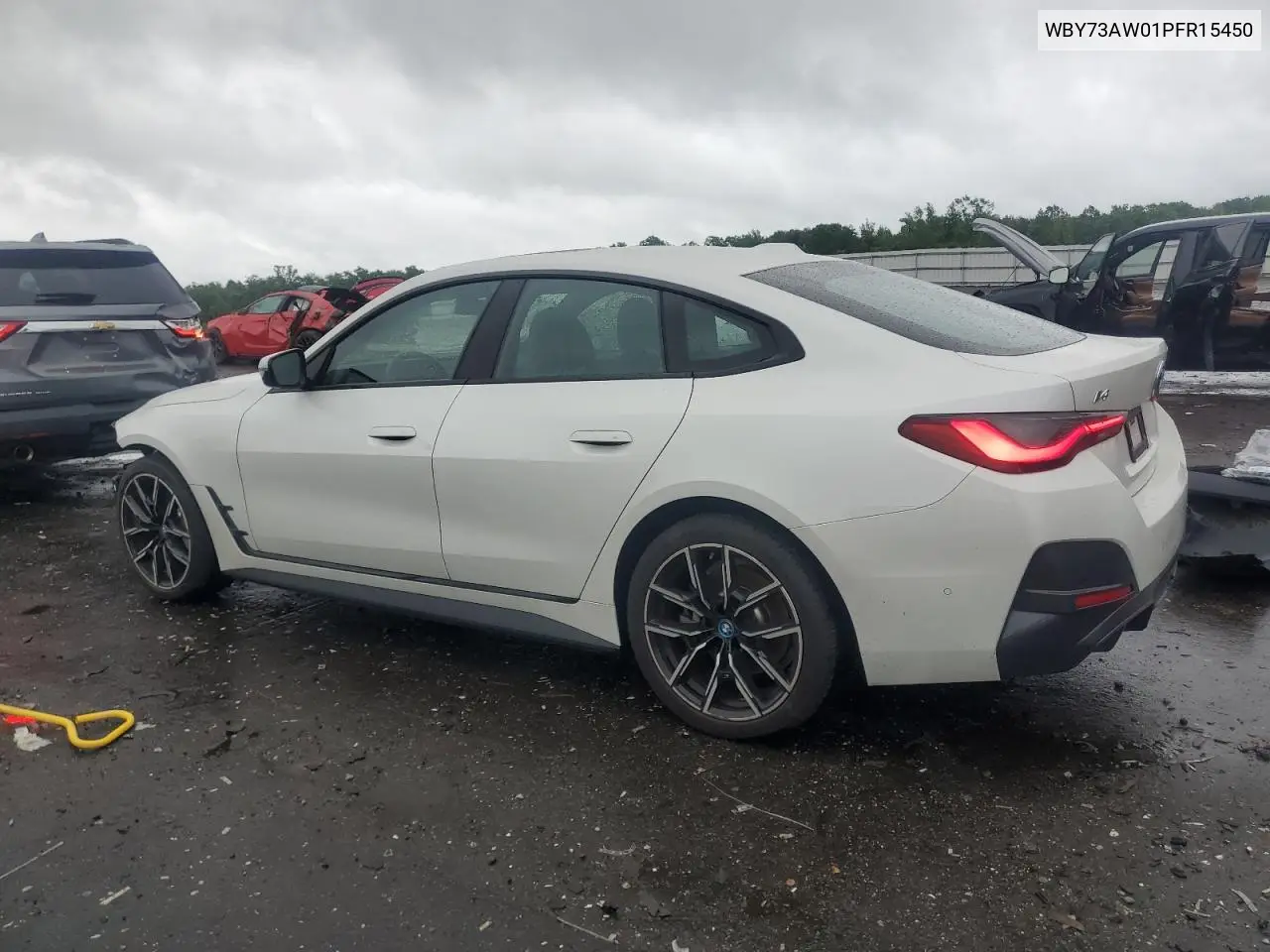 2023 BMW I4 Edrive 40 VIN: WBY73AW01PFR15450 Lot: 56885555
