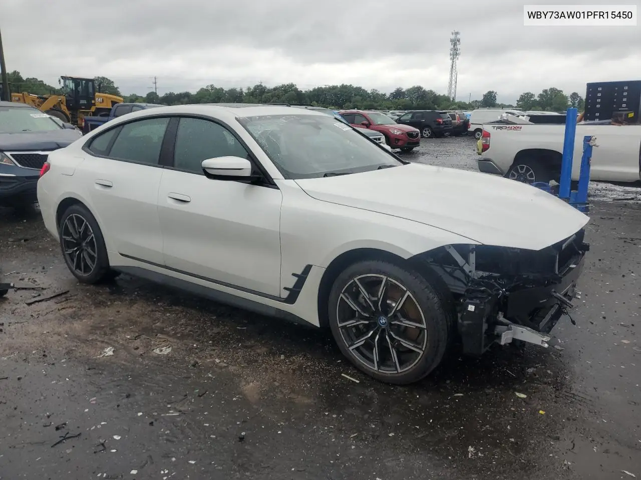 2023 BMW I4 Edrive 40 VIN: WBY73AW01PFR15450 Lot: 56885555