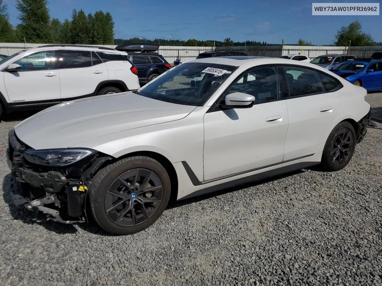 2023 BMW I4 Edrive 40 VIN: WBY73AW01PFR36962 Lot: 59053415