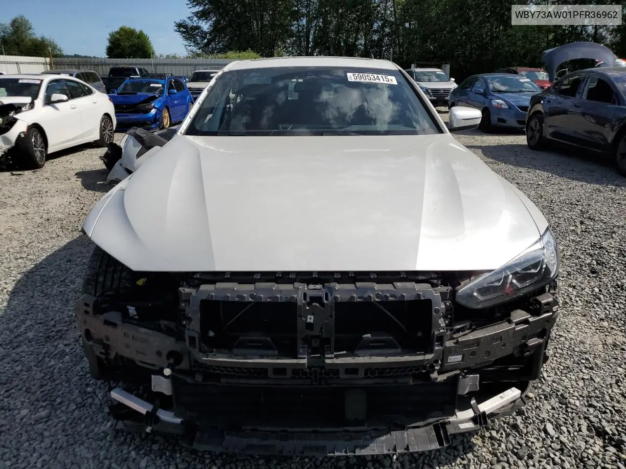 2023 BMW I4 Edrive 40 VIN: WBY73AW01PFR36962 Lot: 59053415