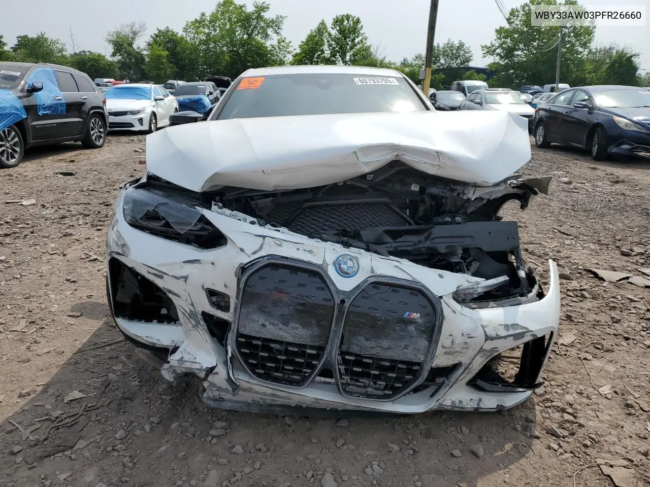 2023 BMW I4 M50 VIN: WBY33AW03PFR26660 Lot: 60793705