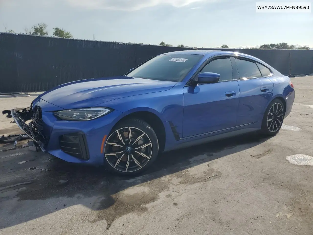 2023 BMW I4 Edrive 40 VIN: WBY73AW07PFN89590 Lot: 61459275