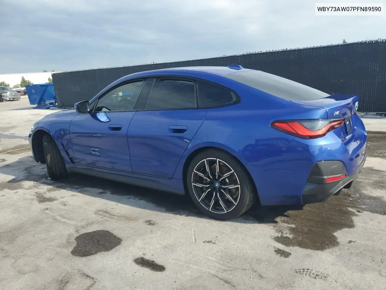 2023 BMW I4 Edrive 40 VIN: WBY73AW07PFN89590 Lot: 61459275