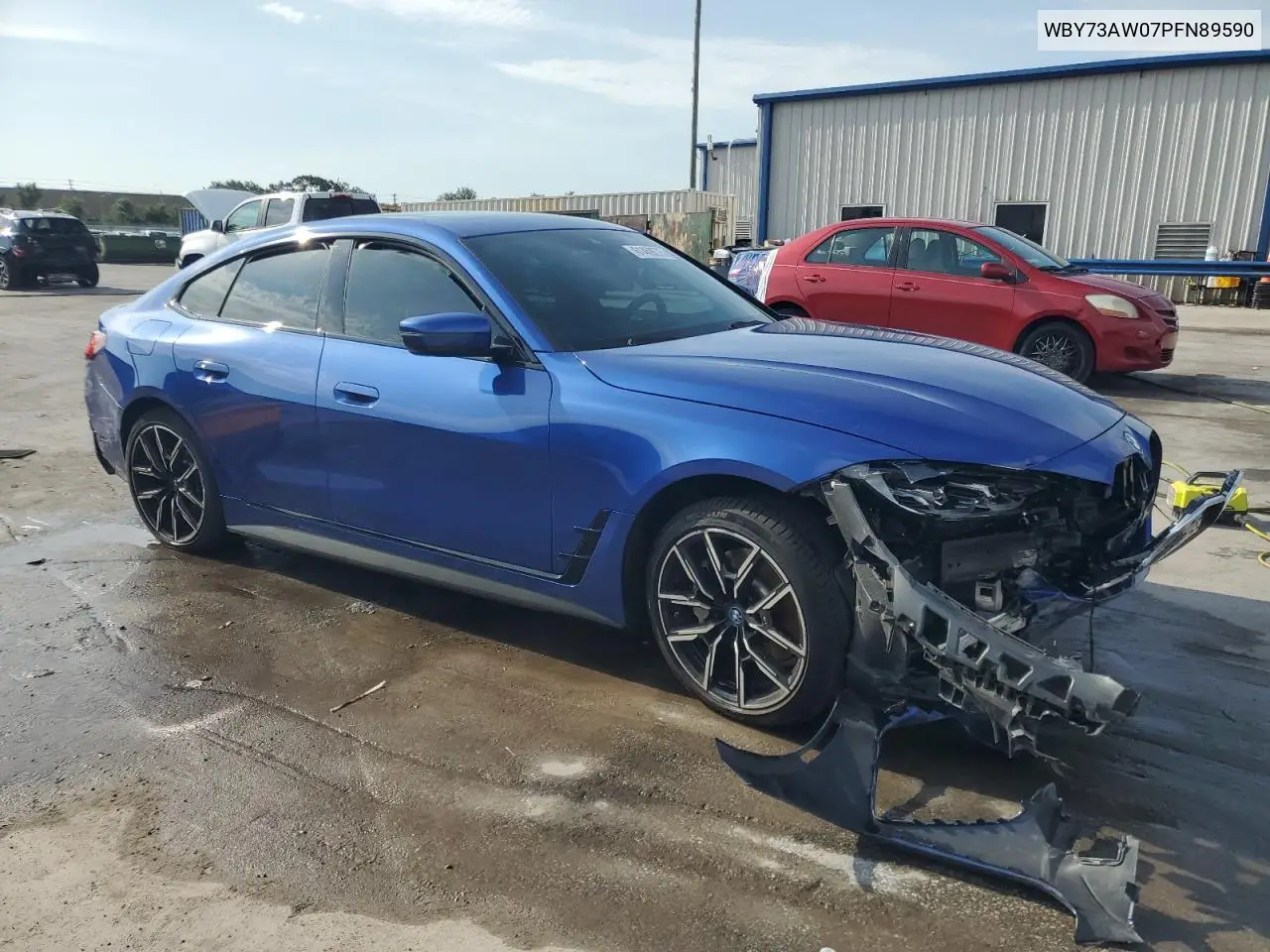 2023 BMW I4 Edrive 40 VIN: WBY73AW07PFN89590 Lot: 61459275