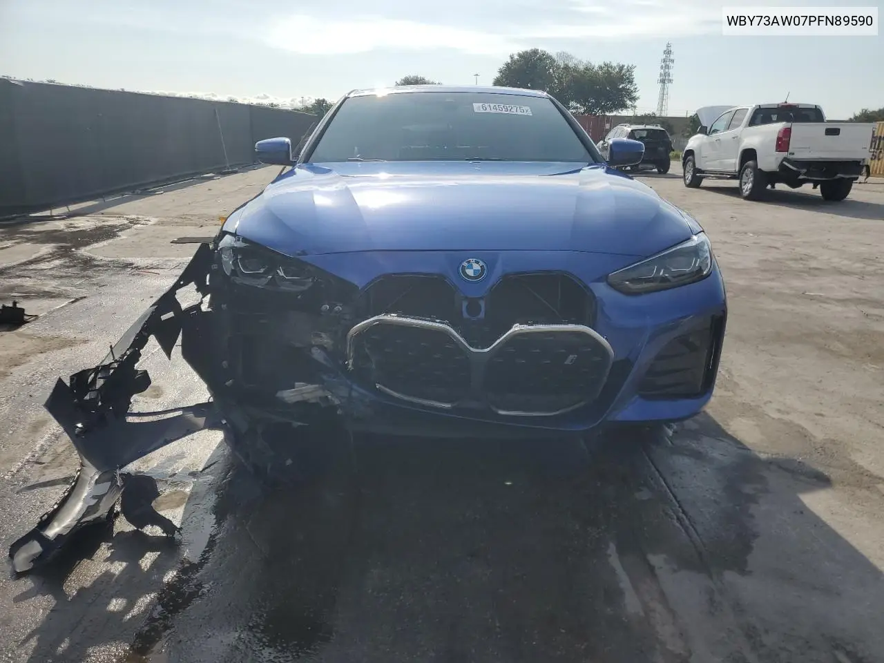 2023 BMW I4 Edrive 40 VIN: WBY73AW07PFN89590 Lot: 61459275