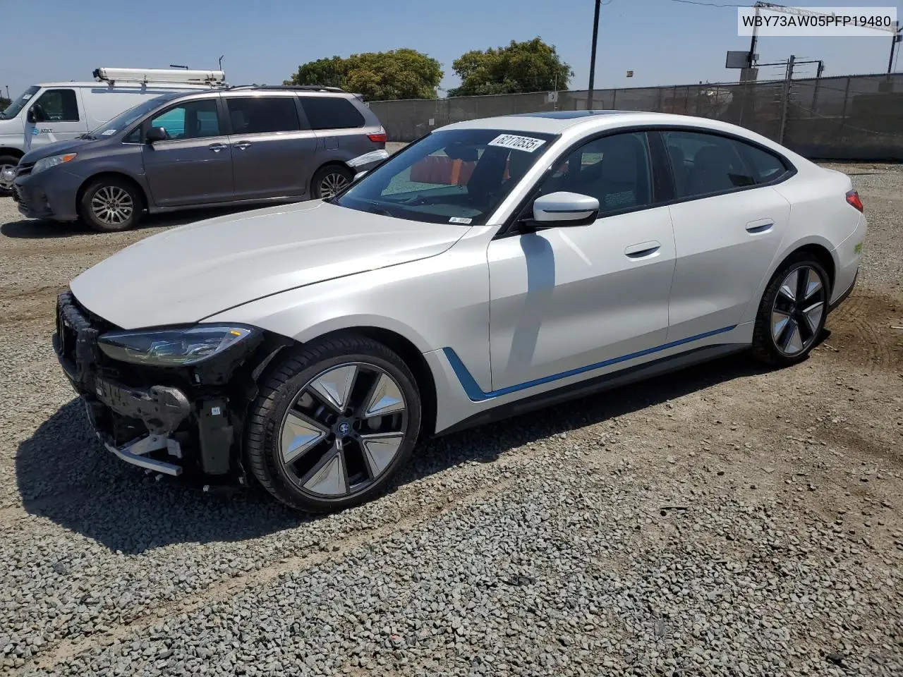 2023 BMW I4 Edrive 40 VIN: WBY73AW05PFP19480 Lot: 62170535