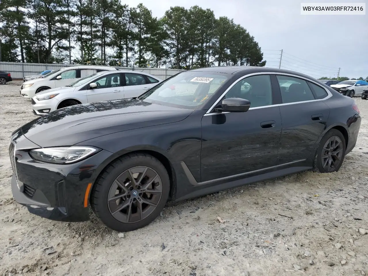 2024 BMW I4 Edrive 35 VIN: WBY43AW03RFR72416 Lot: 56350395