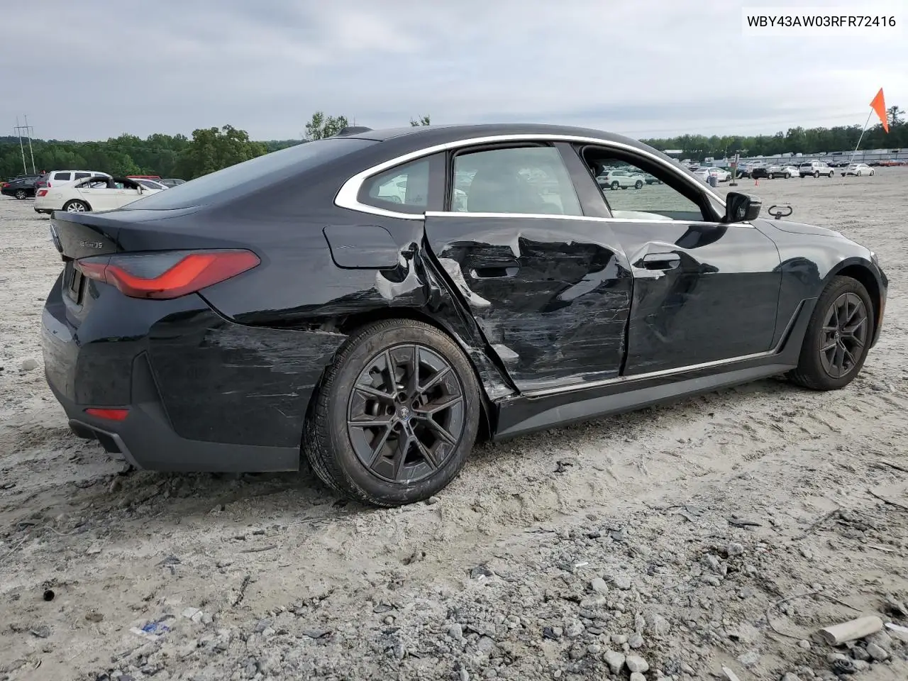 2024 BMW I4 Edrive 35 VIN: WBY43AW03RFR72416 Lot: 56350395