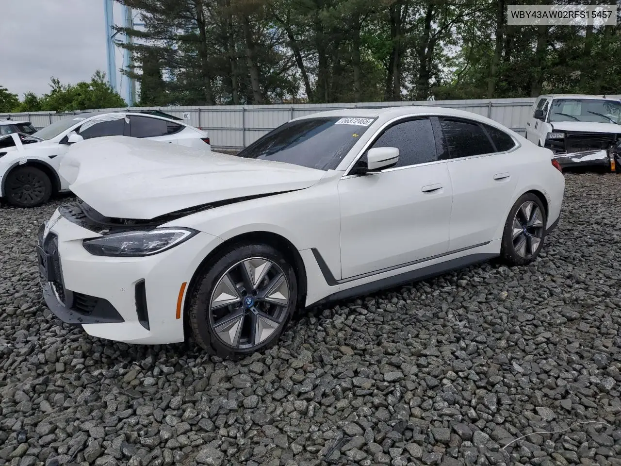 2024 BMW I4 Edrive 35 VIN: WBY43AW02RFS15457 Lot: 56372465