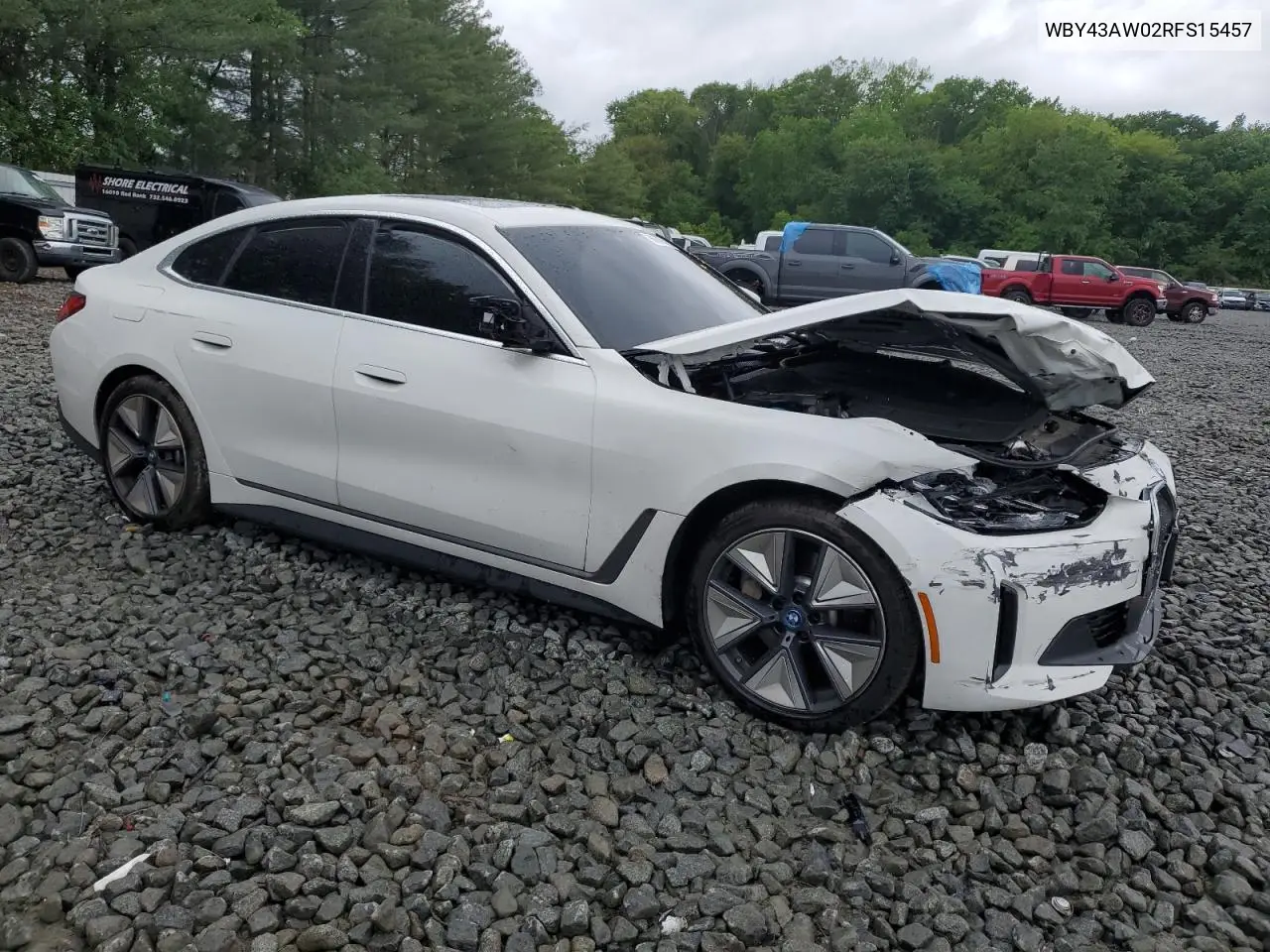 2024 BMW I4 Edrive 35 VIN: WBY43AW02RFS15457 Lot: 56372465