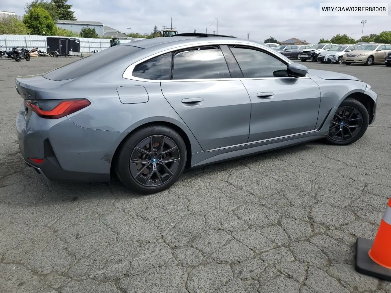 2024 BMW I4 Edrive 35 VIN: WBY43AW02RFR88008 Lot: 60378655