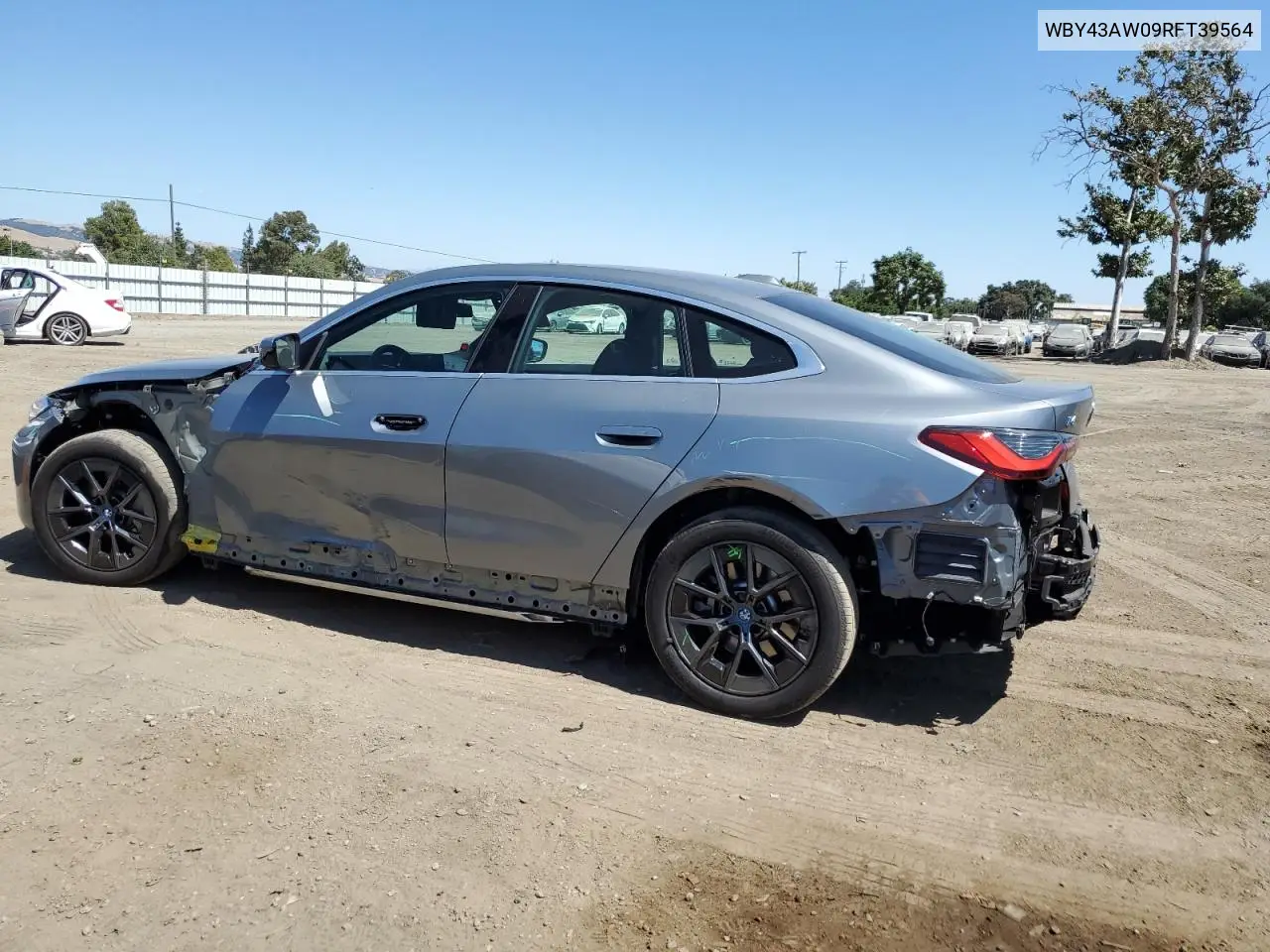 2024 BMW I4 Edrive 35 VIN: WBY43AW09RFT39564 Lot: 61180255