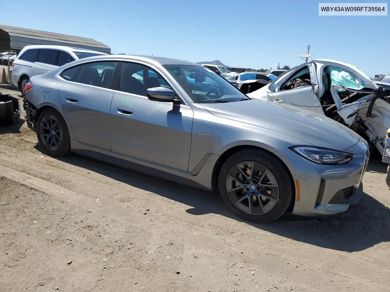 2024 BMW I4 Edrive 35 VIN: WBY43AW09RFT39564 Lot: 61180255