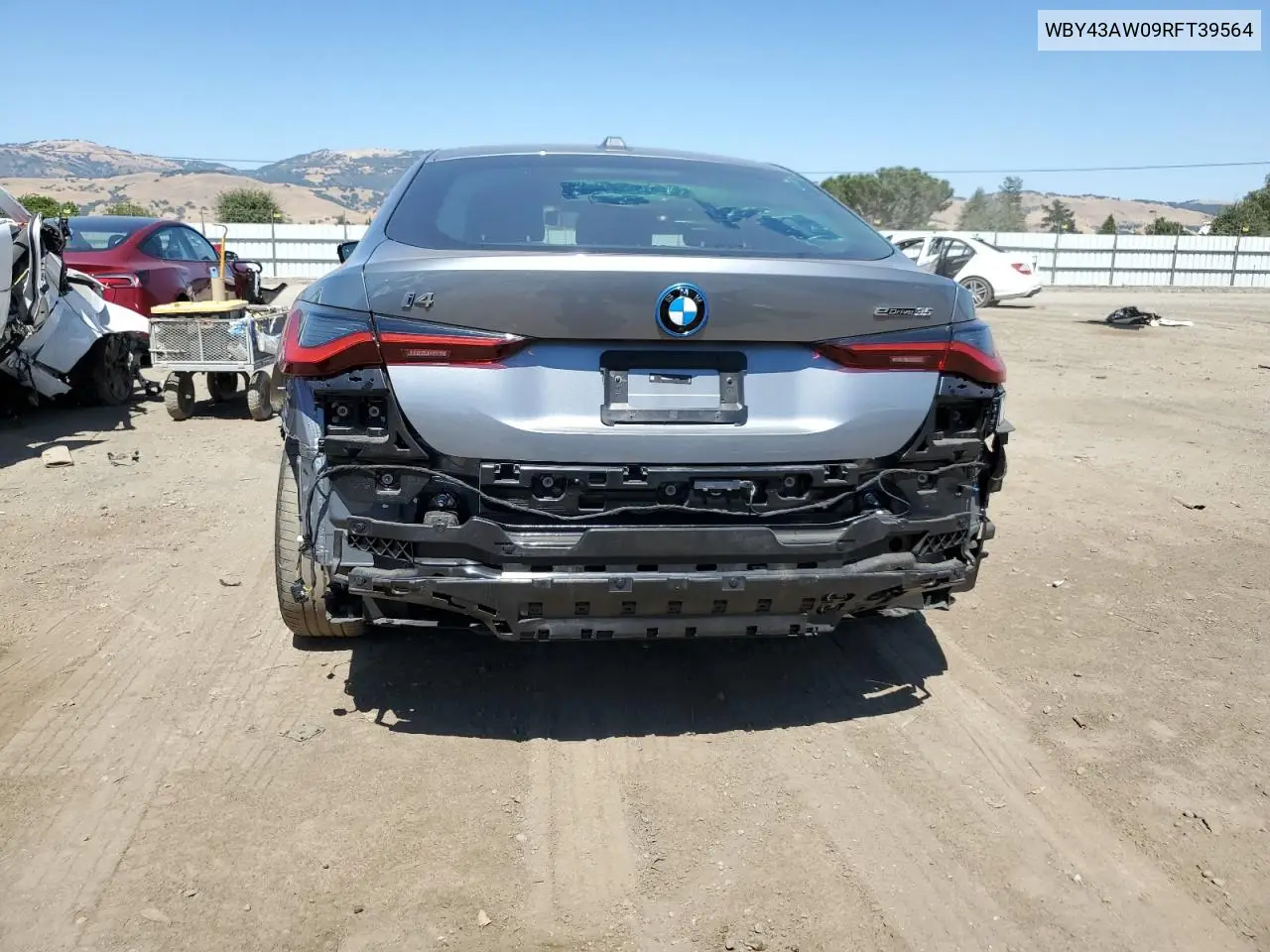 2024 BMW I4 Edrive 35 VIN: WBY43AW09RFT39564 Lot: 61180255