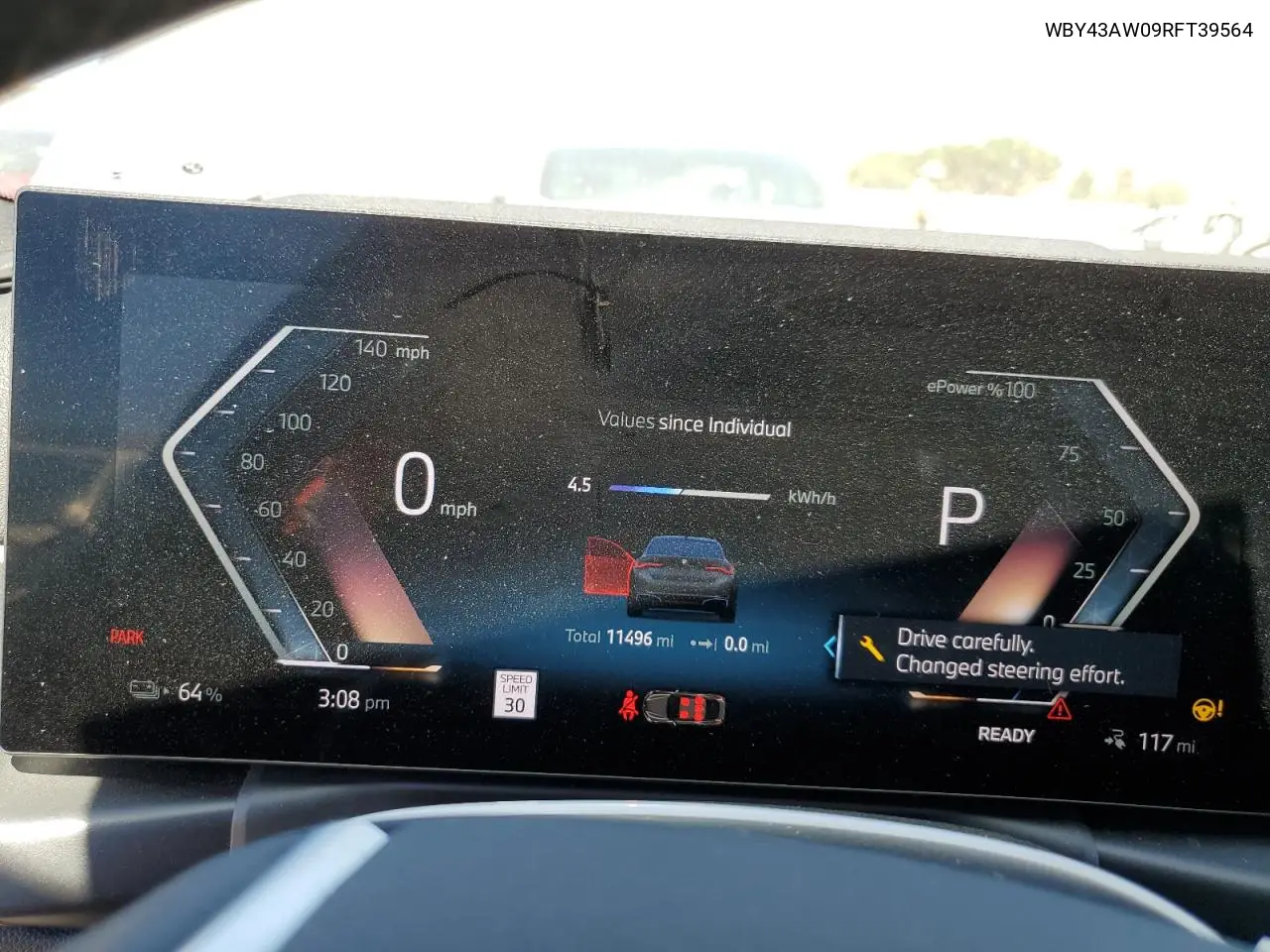 2024 BMW I4 Edrive 35 VIN: WBY43AW09RFT39564 Lot: 61180255