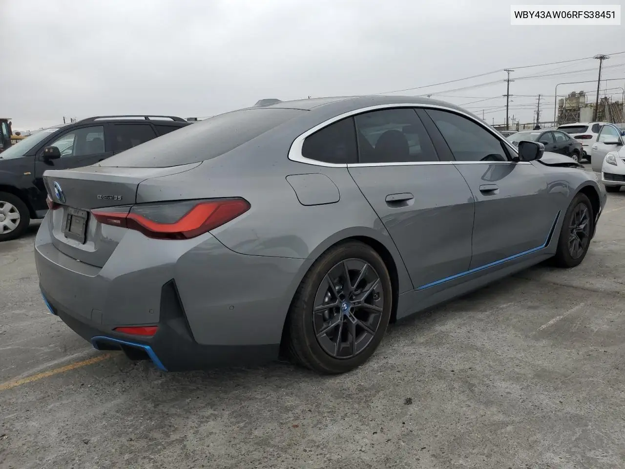 2024 BMW I4 Edrive 35 VIN: WBY43AW06RFS38451 Lot: 61655575