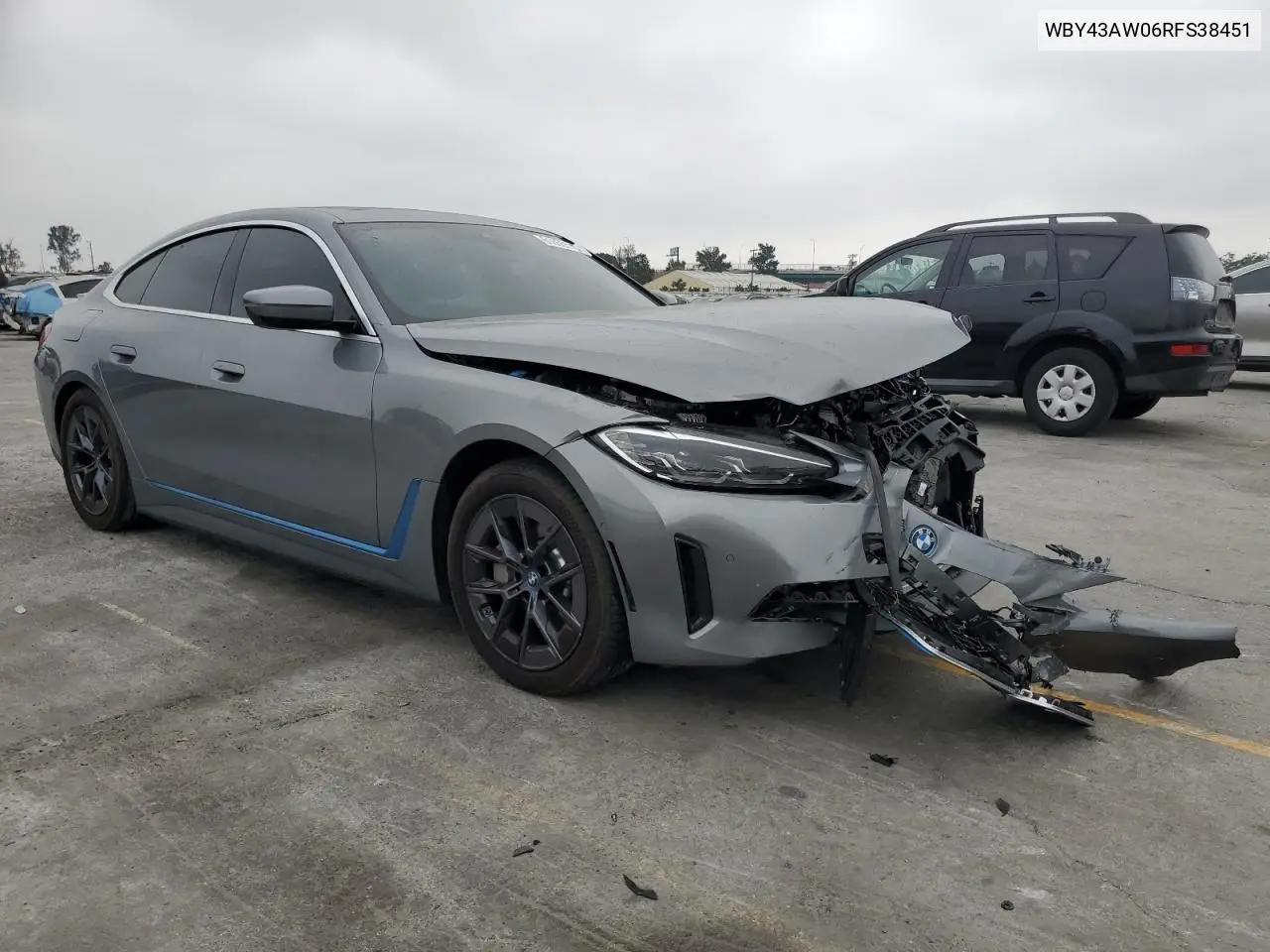 2024 BMW I4 Edrive 35 VIN: WBY43AW06RFS38451 Lot: 61655575