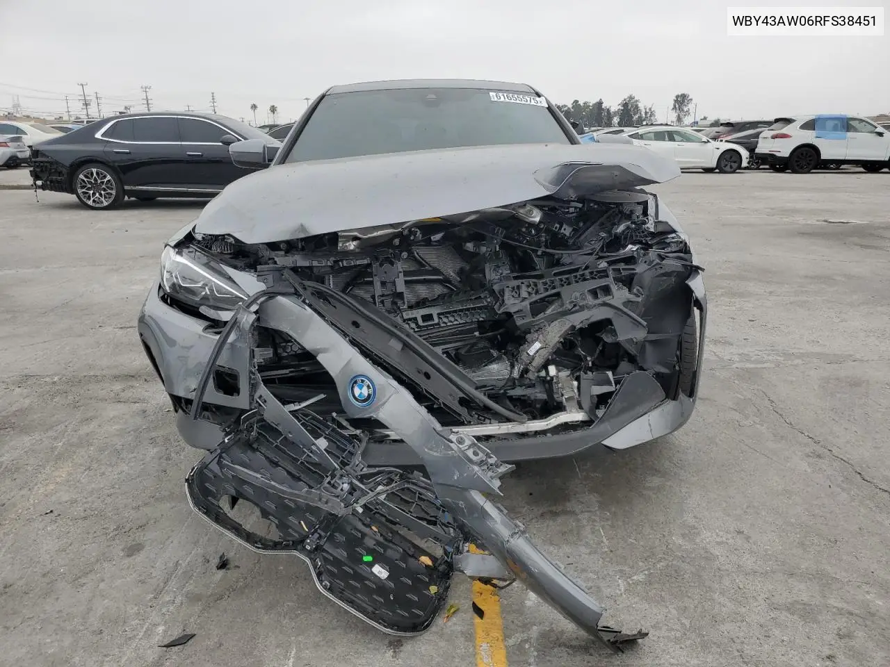 2024 BMW I4 Edrive 35 VIN: WBY43AW06RFS38451 Lot: 61655575