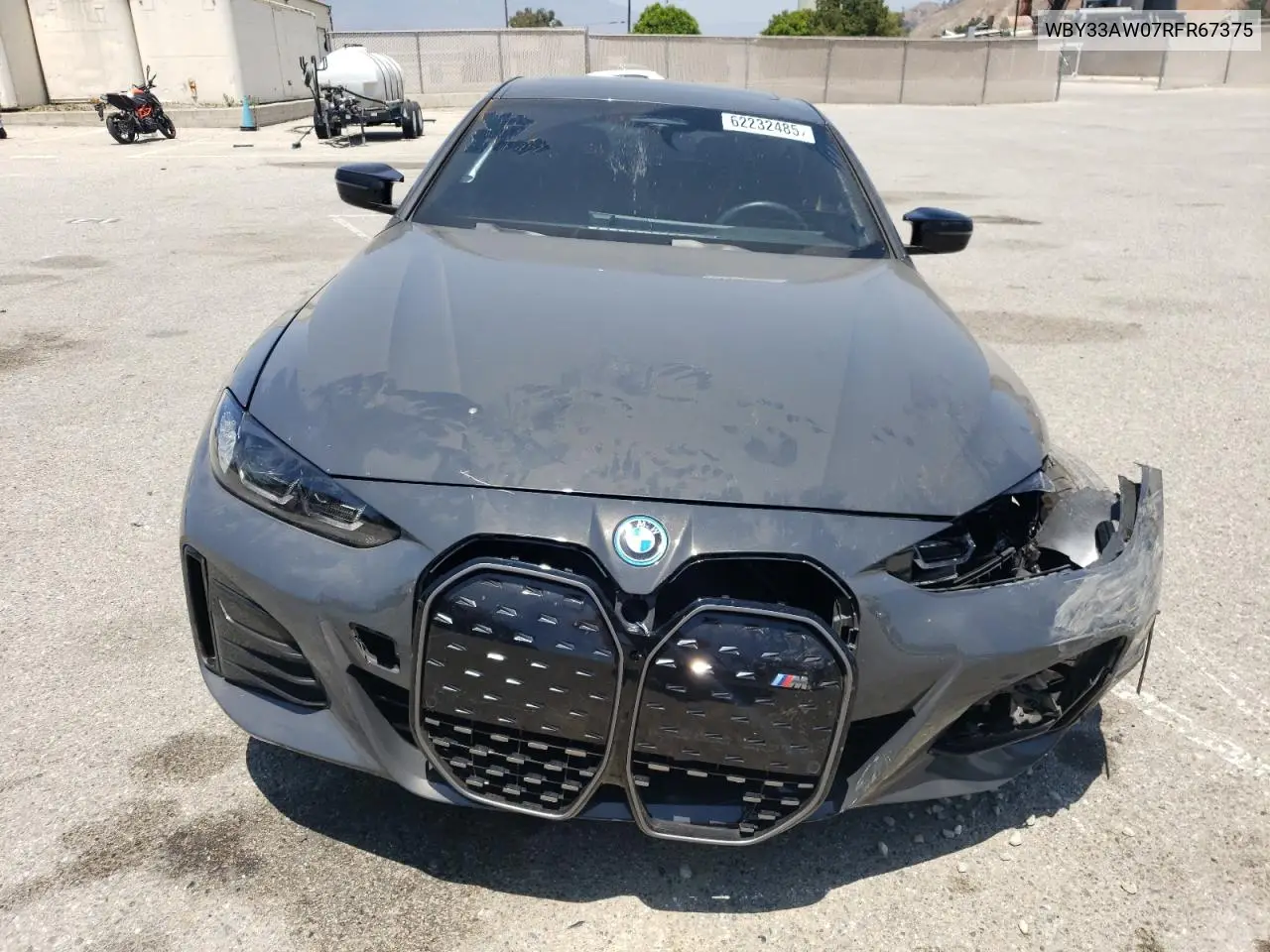 2024 BMW I4 M50 VIN: WBY33AW07RFR67375 Lot: 62232485