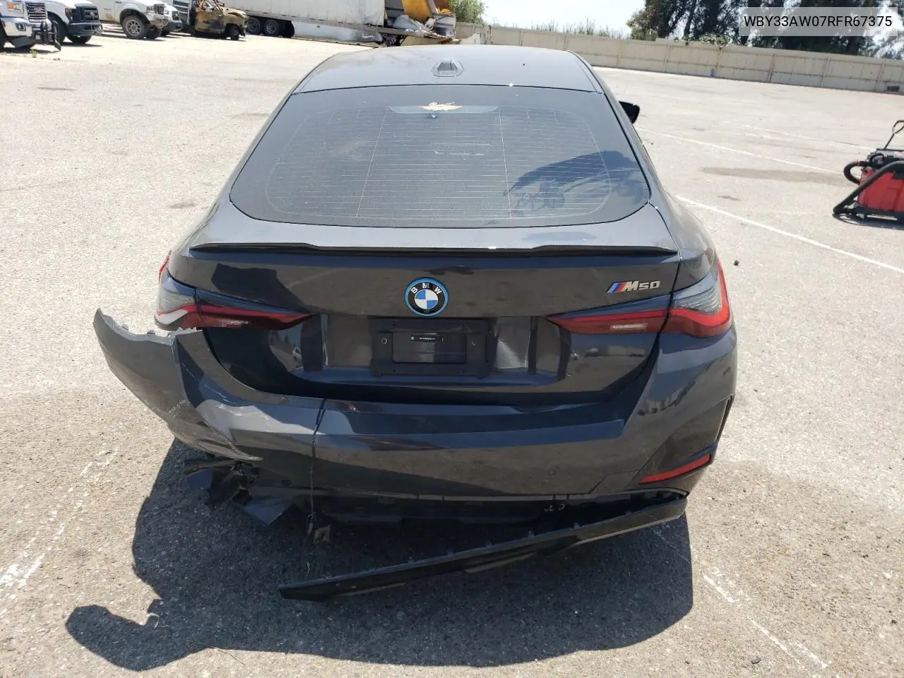 2024 BMW I4 M50 VIN: WBY33AW07RFR67375 Lot: 62232485
