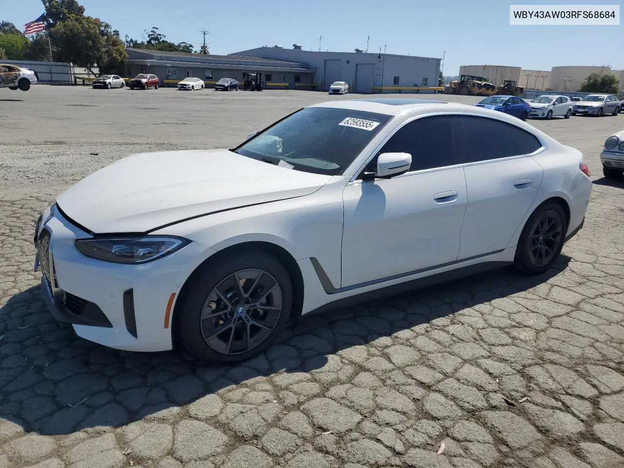 2024 BMW I4 Edrive 35 VIN: WBY43AW03RFS68684 Lot: 62593555