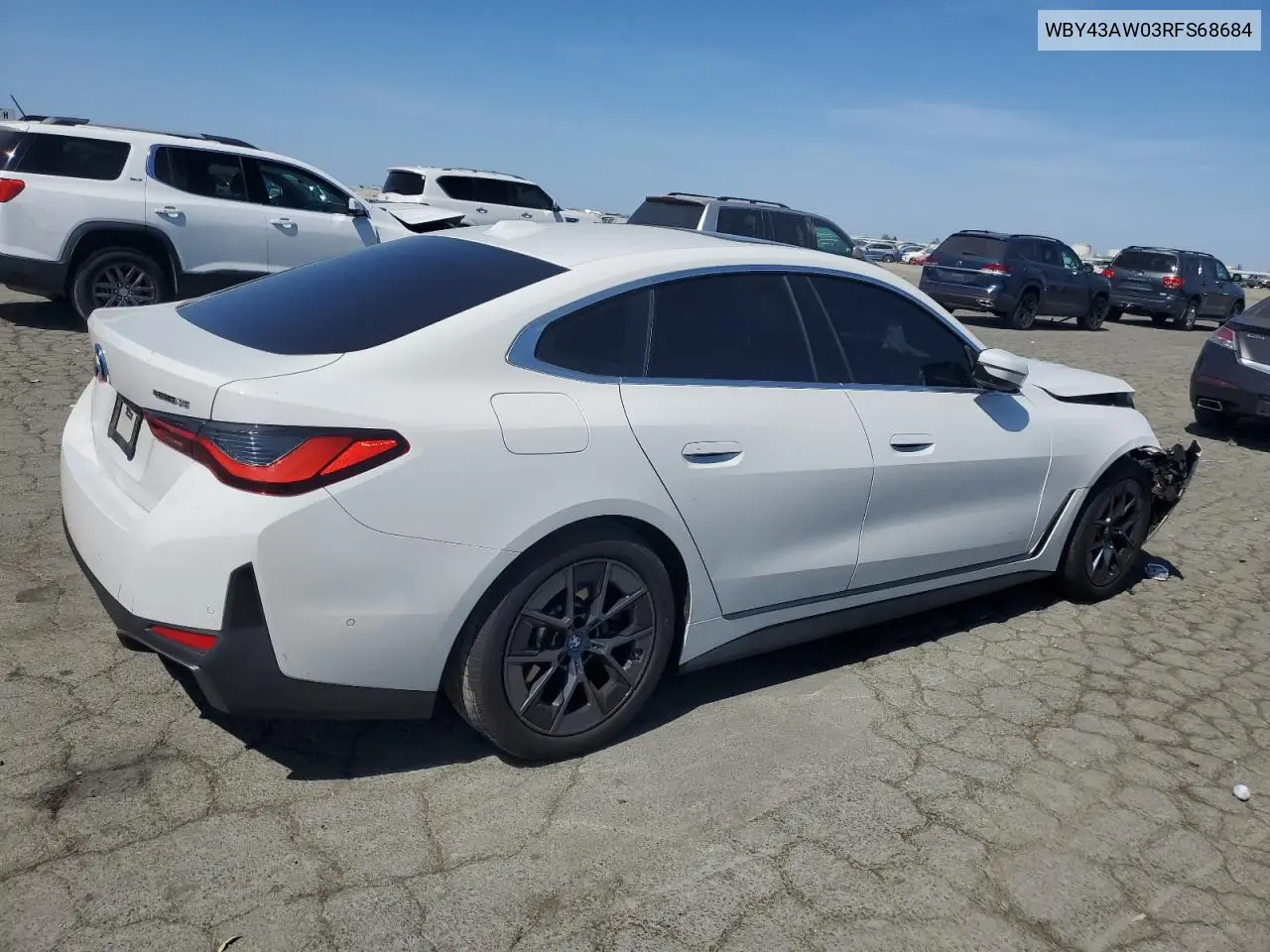 2024 BMW I4 Edrive 35 VIN: WBY43AW03RFS68684 Lot: 62593555