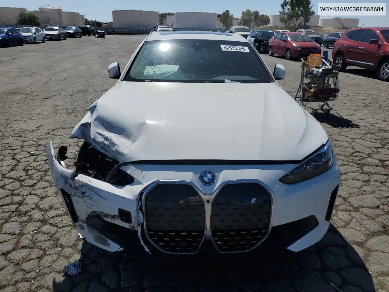 2024 BMW I4 Edrive 35 VIN: WBY43AW03RFS68684 Lot: 62593555