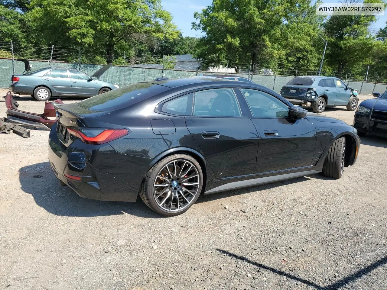 2024 BMW I4 M50 VIN: WBY33AW02RFS79297 Lot: 62890645