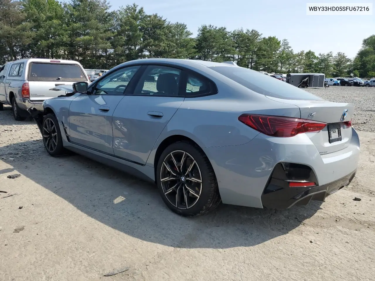 2025 BMW I4 M50 VIN: WBY33HD05SFU67216 Lot: 60873365