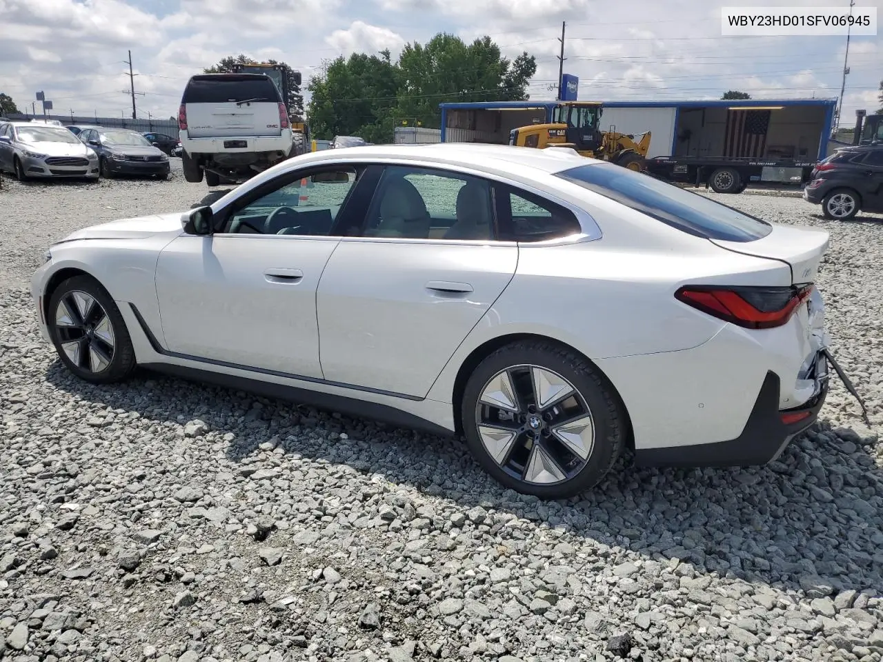 2025 BMW I4 Edrive 40 VIN: WBY23HD01SFV06945 Lot: 60987935