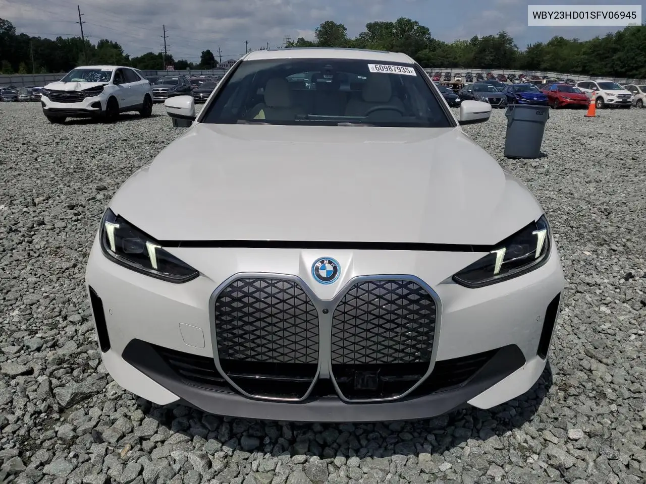 2025 BMW I4 Edrive 40 VIN: WBY23HD01SFV06945 Lot: 60987935