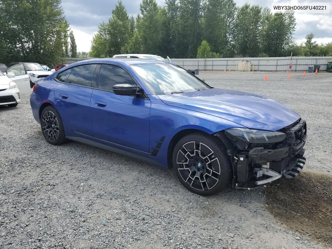 2025 BMW I4 M50 VIN: WBY33HD06SFU40221 Lot: 61971985