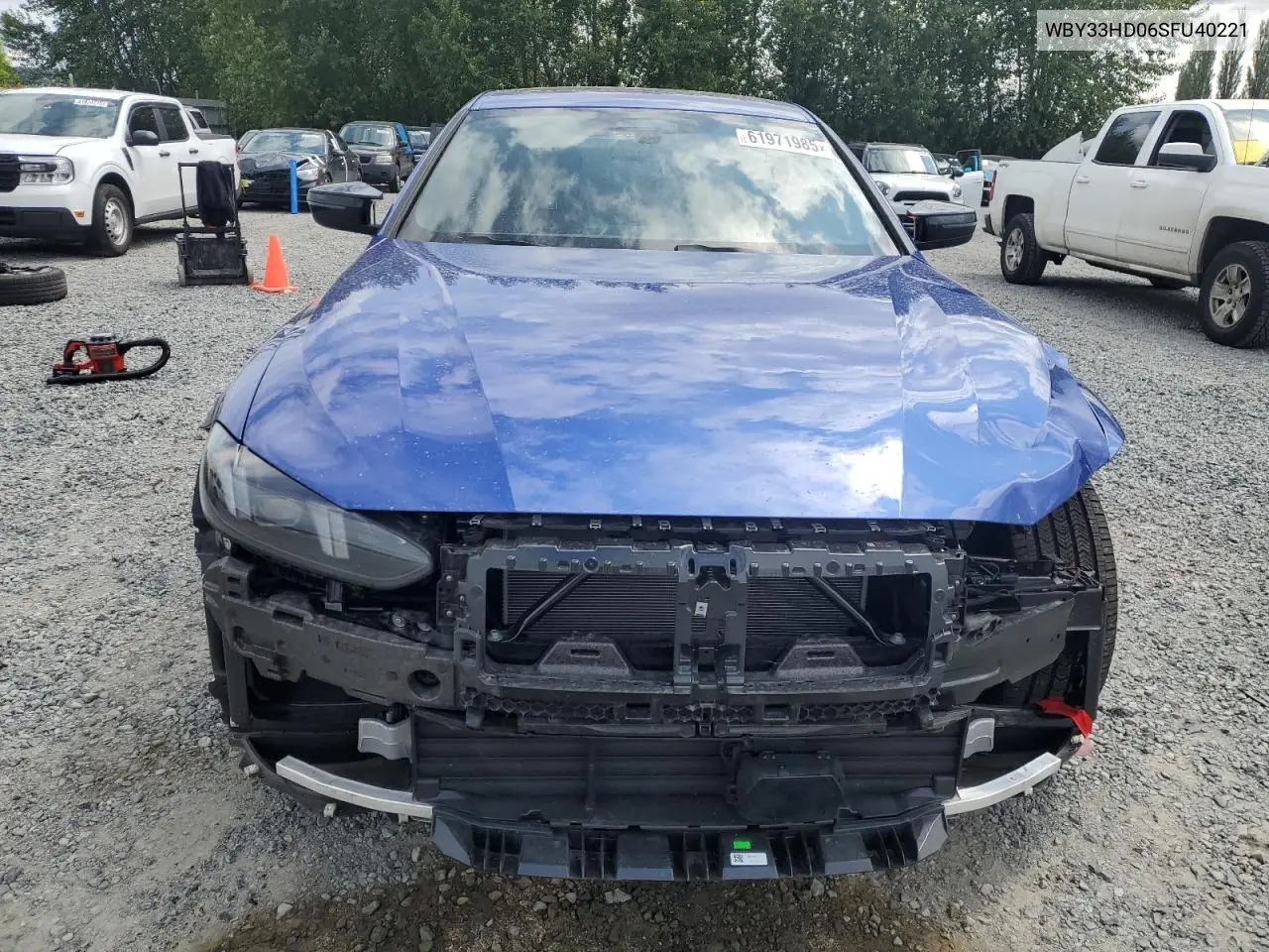 2025 BMW I4 M50 VIN: WBY33HD06SFU40221 Lot: 61971985