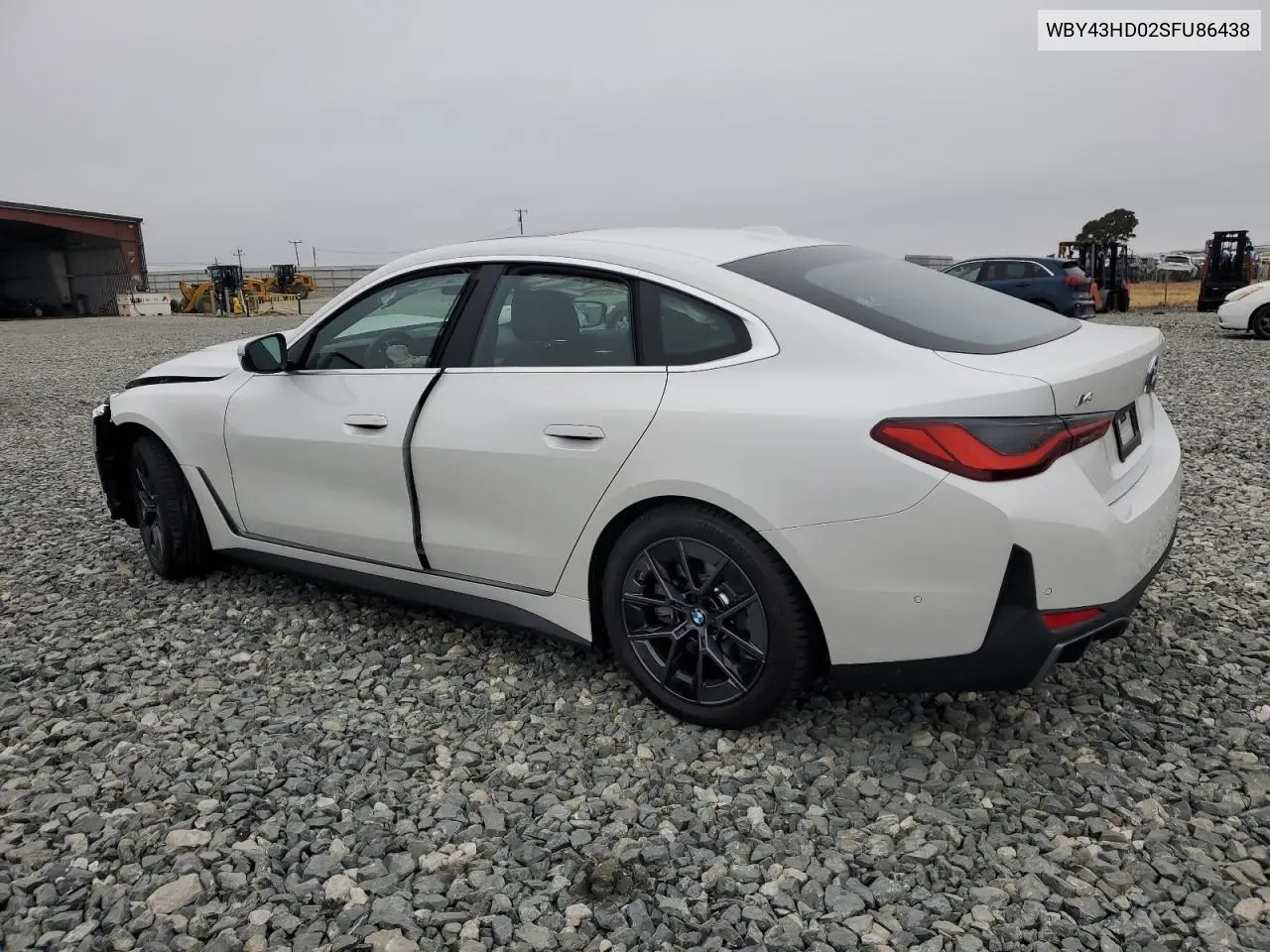 2025 BMW I4 xDrive 40 VIN: WBY43HD02SFU86438 Lot: 62183355