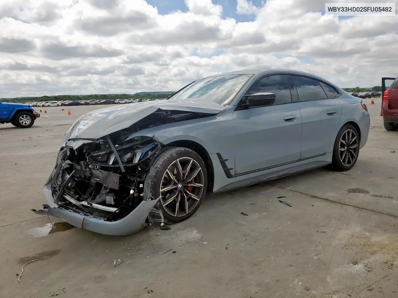 2025 BMW I4 M50 VIN: WBY33HD02SFU05482 Lot: 62414465