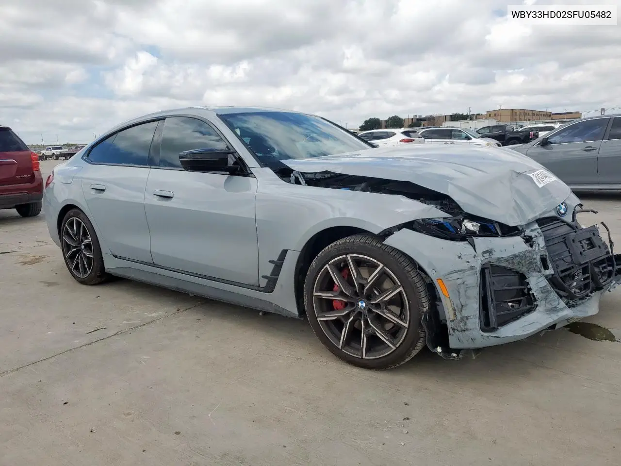 2025 BMW I4 M50 VIN: WBY33HD02SFU05482 Lot: 62414465