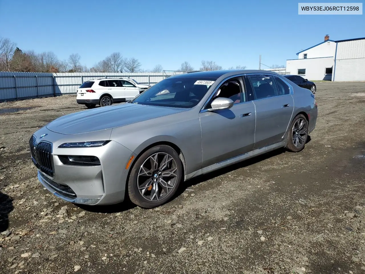 2024 BMW I7 xDrive60 VIN: WBY53EJ06RCT12598 Lot: 49473805