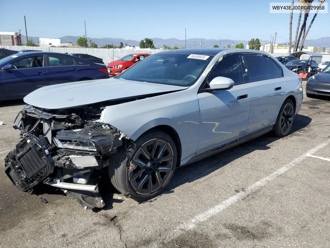 2024 BMW I7 Edrive50 VIN: WBY43EJ00RCR29958 Lot: 56508635
