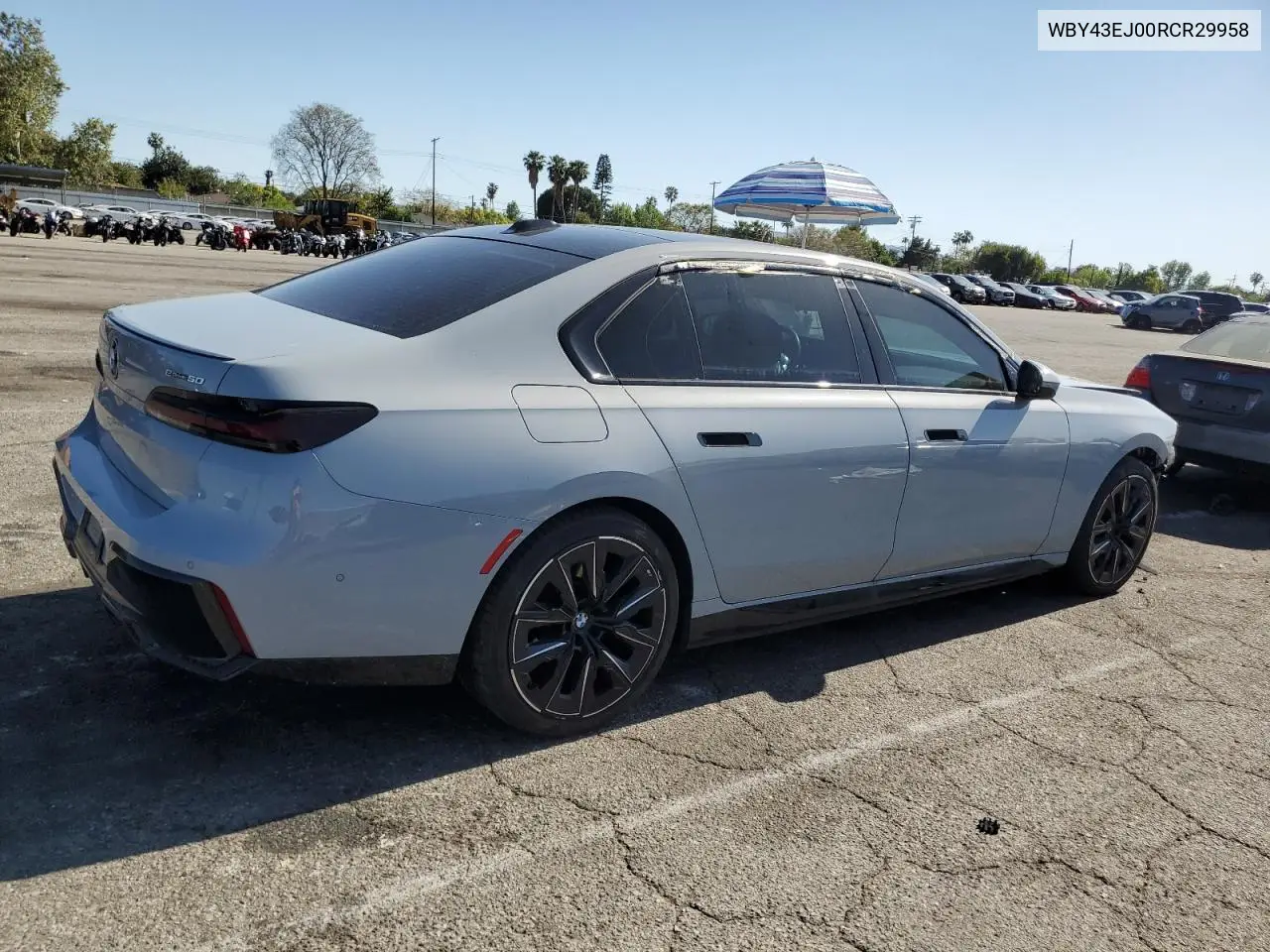 2024 BMW I7 Edrive50 VIN: WBY43EJ00RCR29958 Lot: 56508635