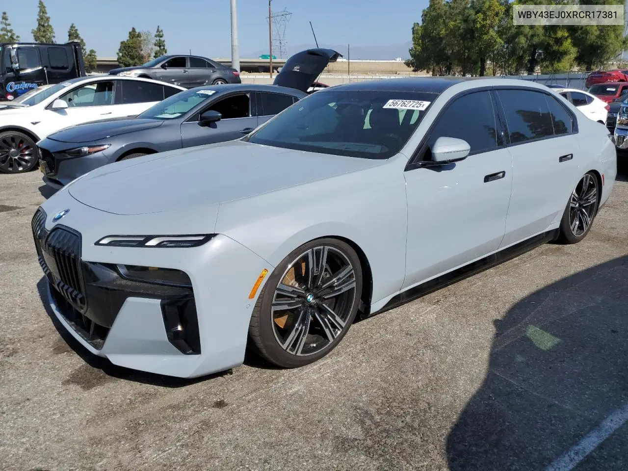 2024 BMW I7 Edrive50 VIN: WBY43EJ0XRCR17381 Lot: 56762725
