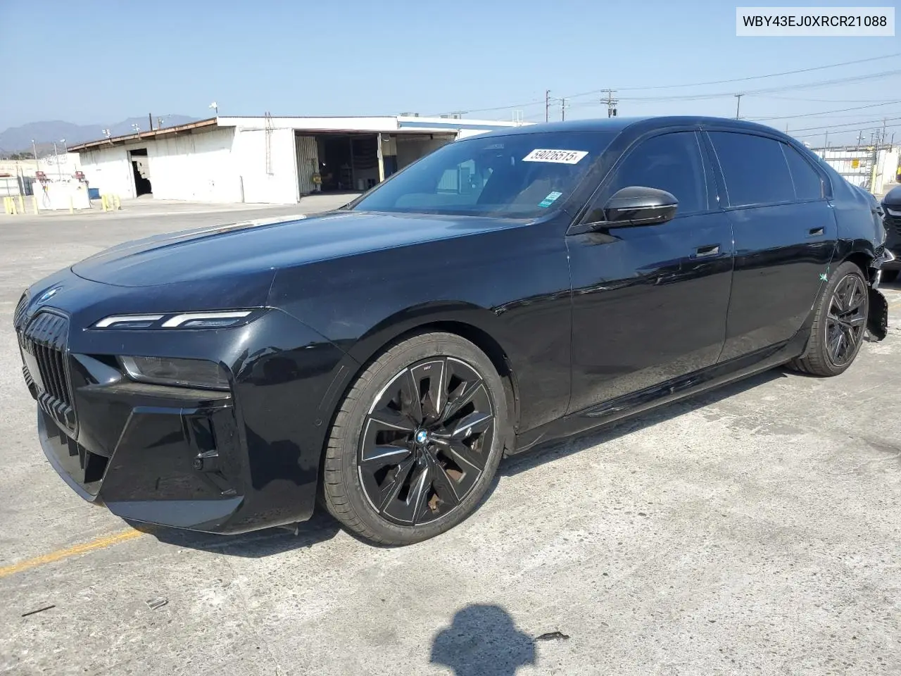 2024 BMW I7 Edrive50 VIN: WBY43EJ0XRCR21088 Lot: 59026515