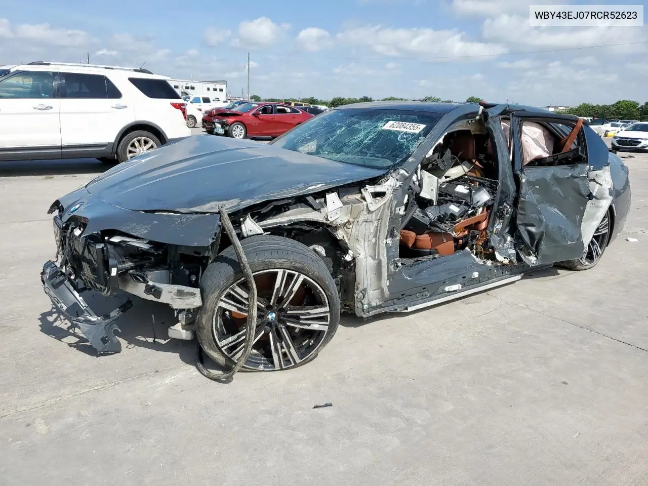 2024 BMW I7 Edrive50 VIN: WBY43EJ07RCR52623 Lot: 62084355
