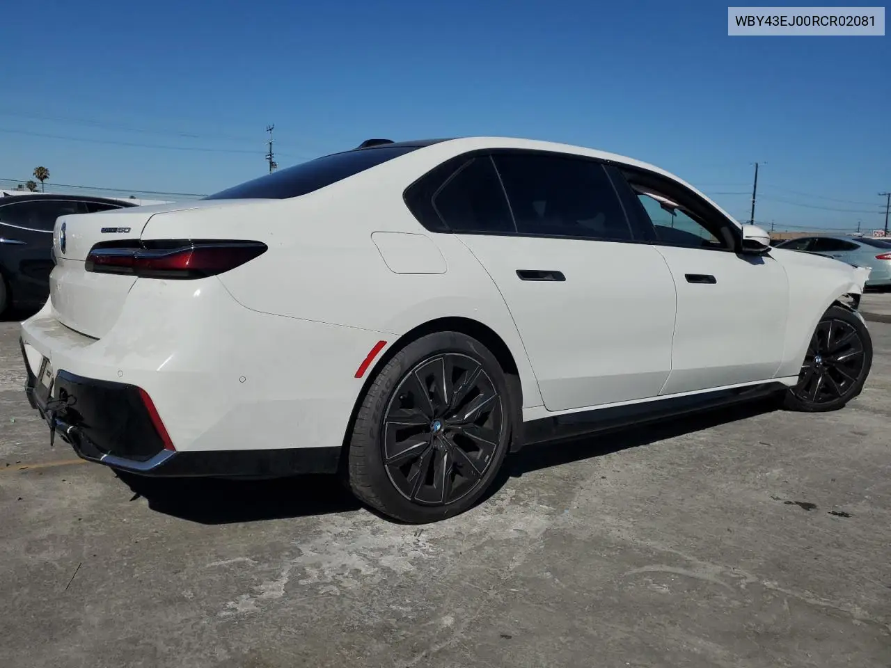 2024 BMW I7 Edrive50 VIN: WBY43EJ00RCR02081 Lot: 63038755